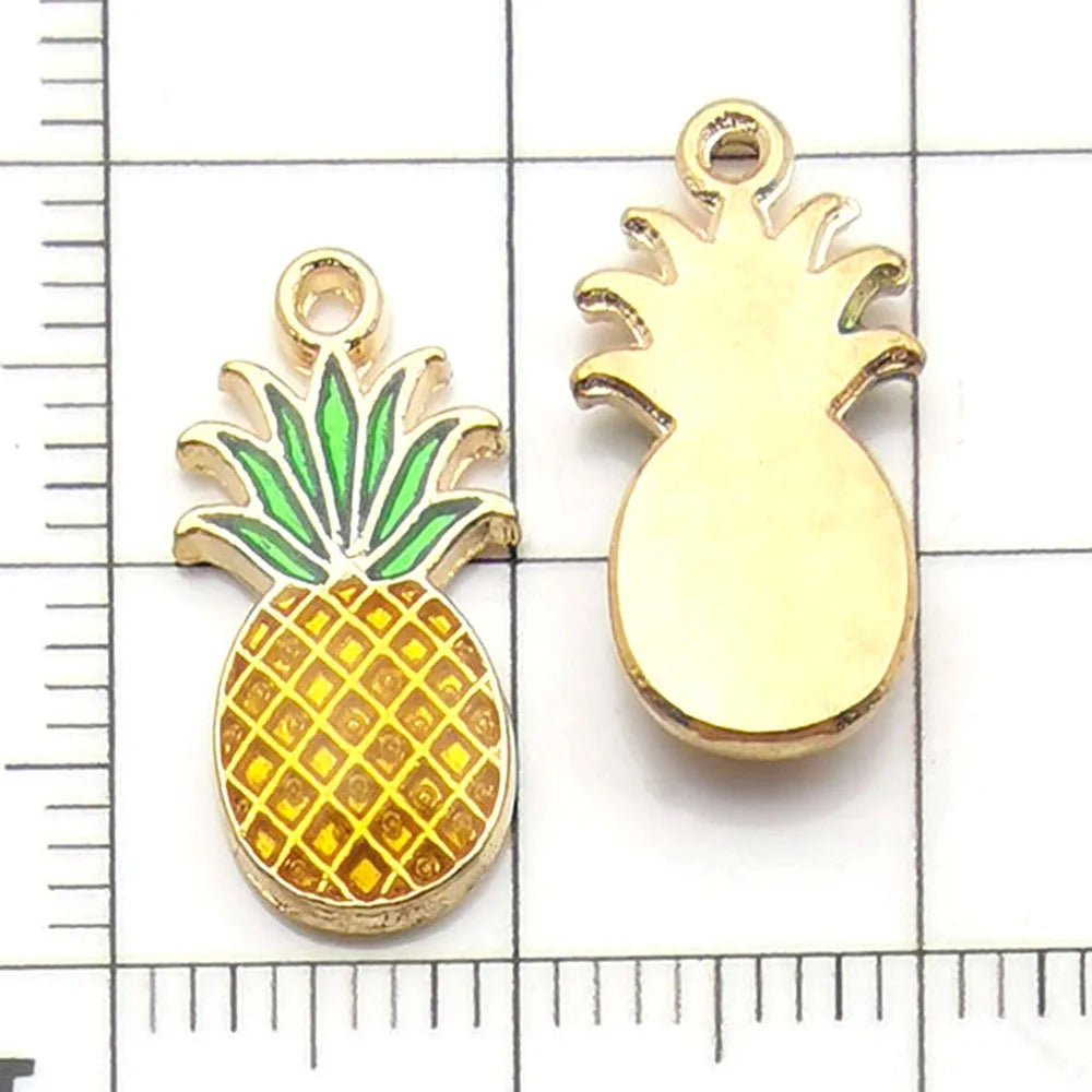 Yellow Sunflower Alloy Charm Pendant for DIY Jewelry & Keychains Jewelry Charm Pendant SWANS A