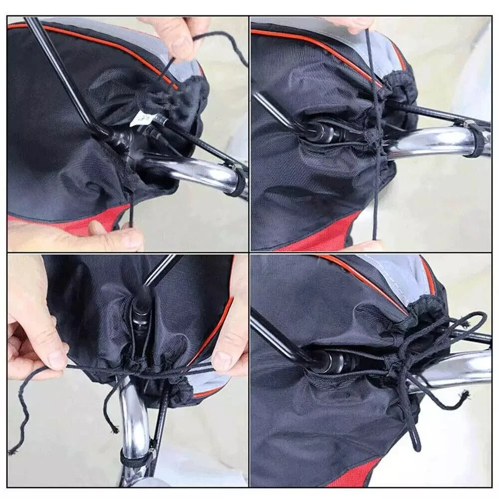 Motorcycle Windproof Handle Muffs – Waterproof & Reflective Motorcycle Handle Muffs SWANS