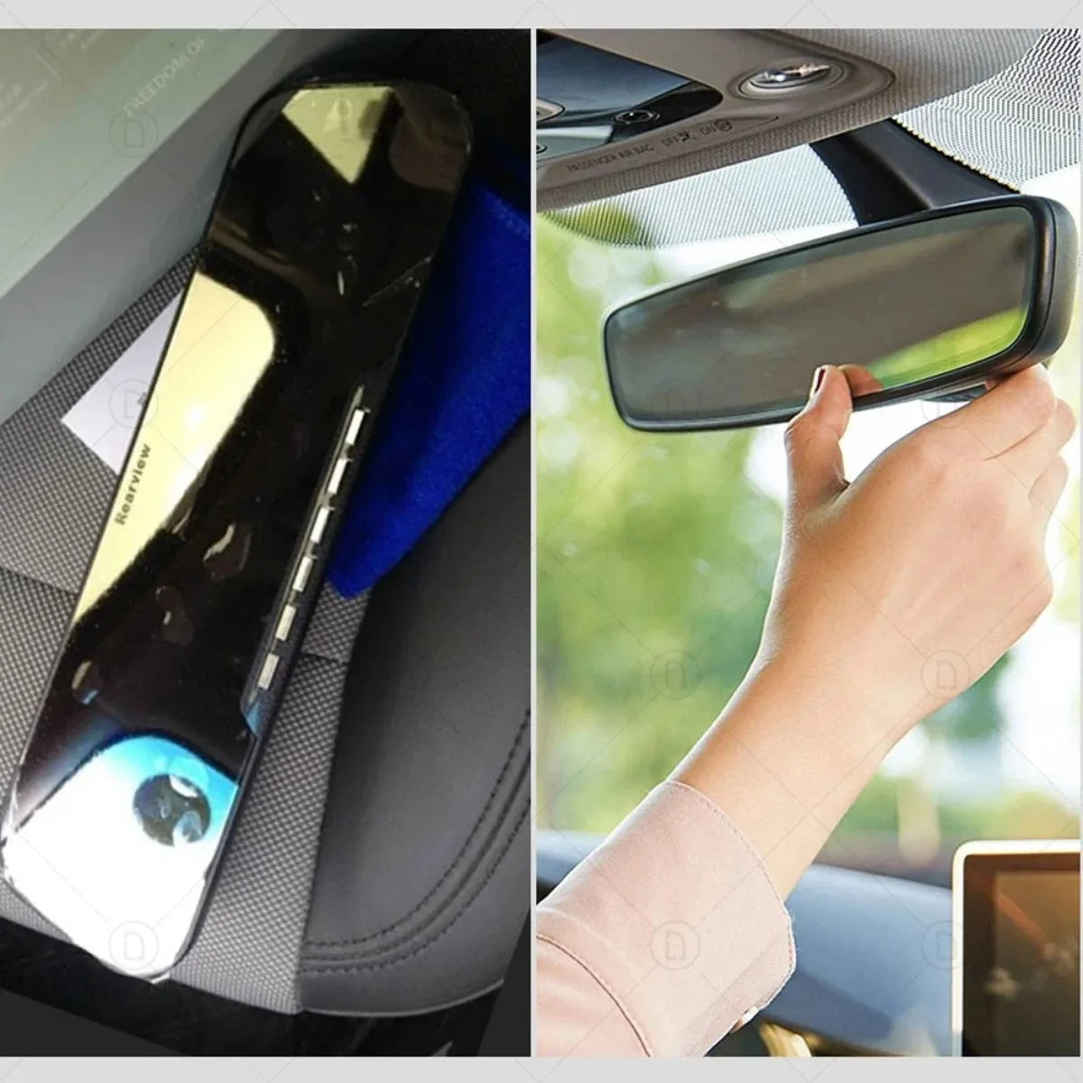 Car Rearview Mirror Adhesive Repair Kit – Fast-Cure Strong Bond Mirror Repair Adhesive SWANS