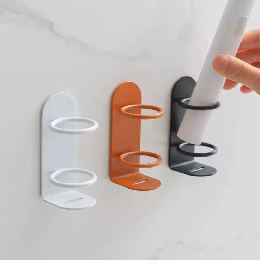SWANS No-Drill Wall Mounted Toothbrush Holder | Metal Look Toothbrush Holder SWANS
