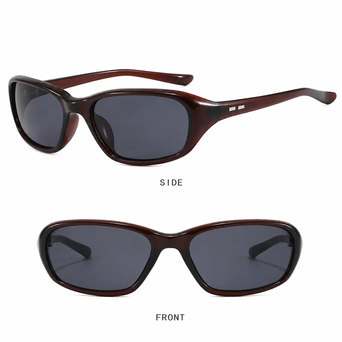 Y2K Retro UV400 Irregular Sunglasses – Women's Full Frame Fashion Sunglasses SWANS