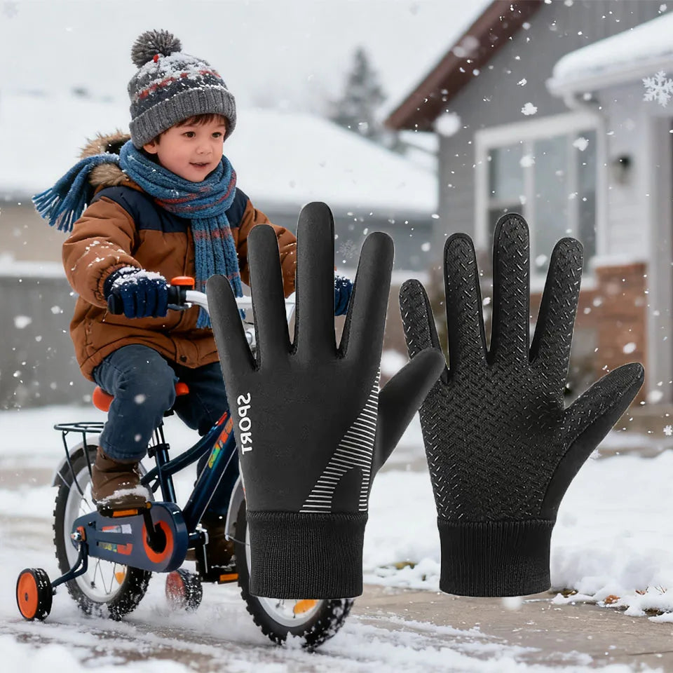 SWANS Kids Winter Sports Gloves – Water-Resistant Ages 5–13 Kids Winter Gloves SWANS