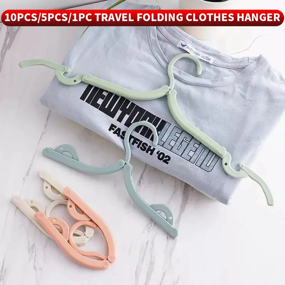 SWANS Portable Folding Travel Clothes Hanger | Anti-Slip Folding Clothes Hanger SWANS