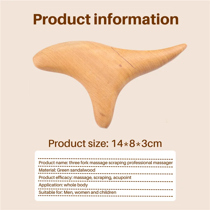 SWANS Wooden Triangular Reflexology Massage Stick – Foot & Neck Reflexology Massage Stick SWANS