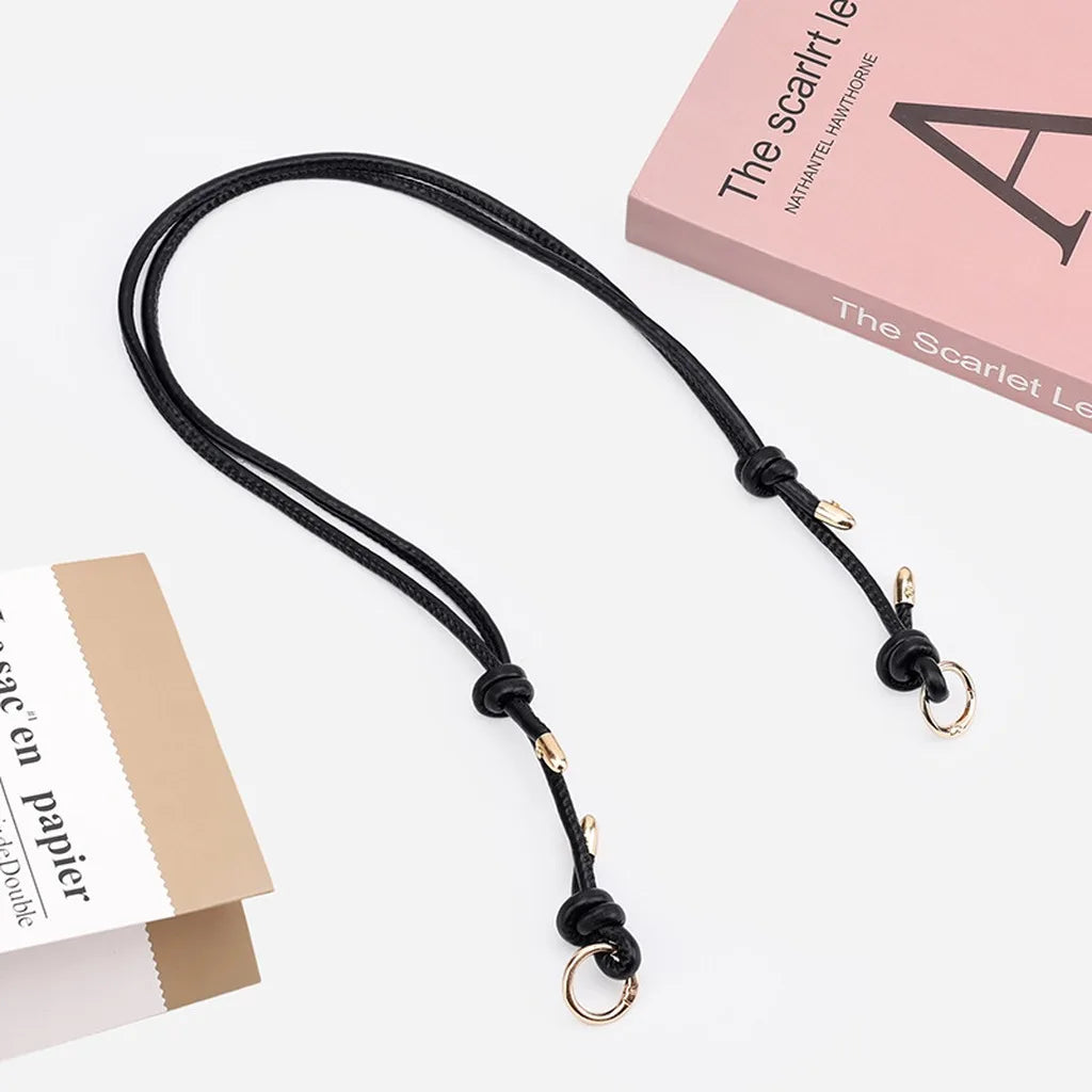 Adjustable PU Leather Replacement Bag Strap 80–150cm Replacement Bag Strap SWANS Black1