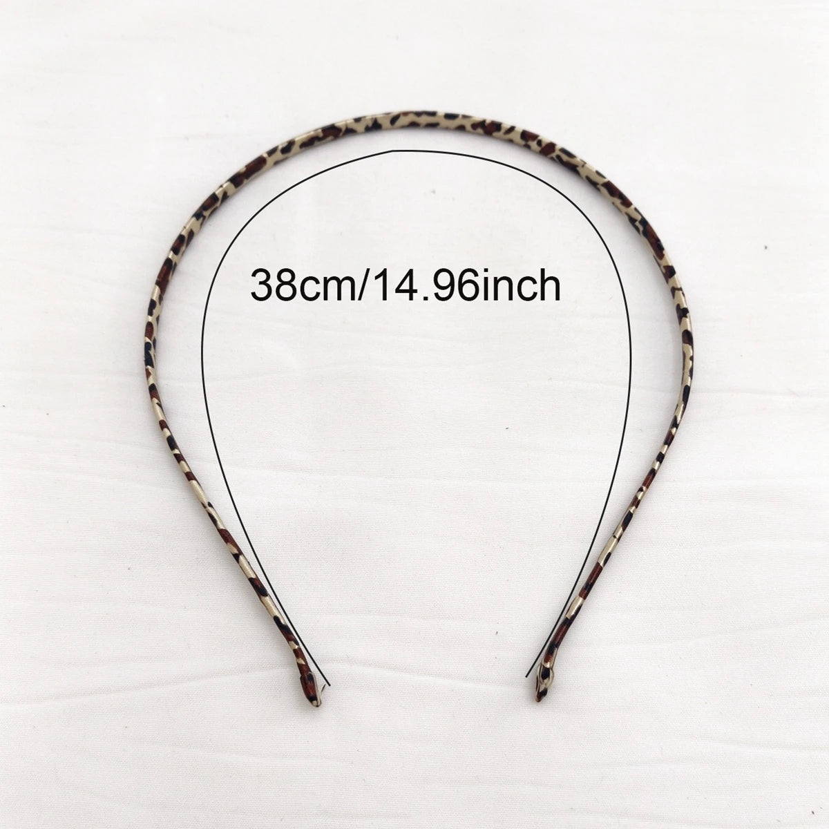 Women's Polka Dot & Leopard Fabric Headband Hair Hoop Fabric Headband SWANS