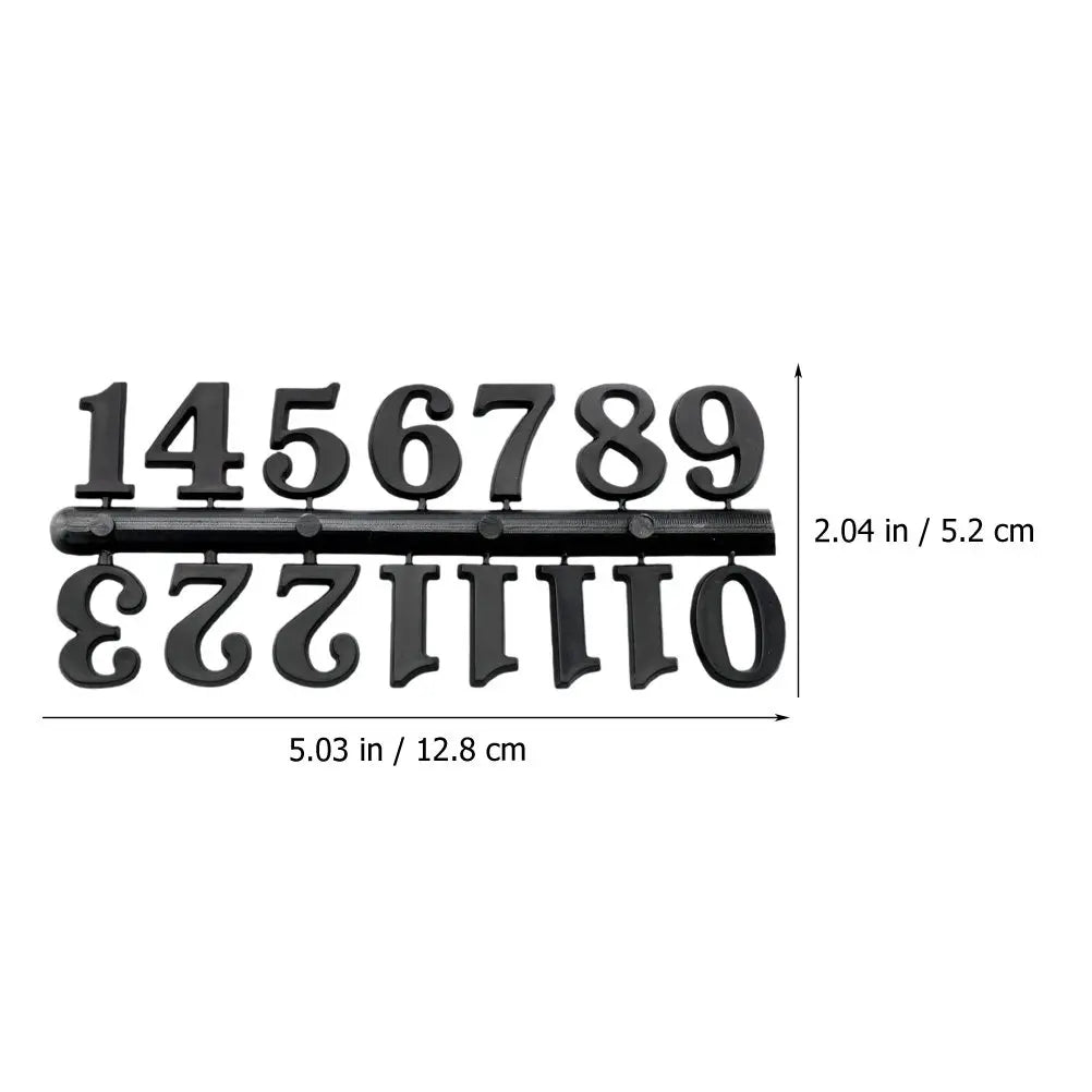 DIY Clock Numerals Kit – Arabic & Roman Numbers 2 Sets Clock Numerals Kit SWANS