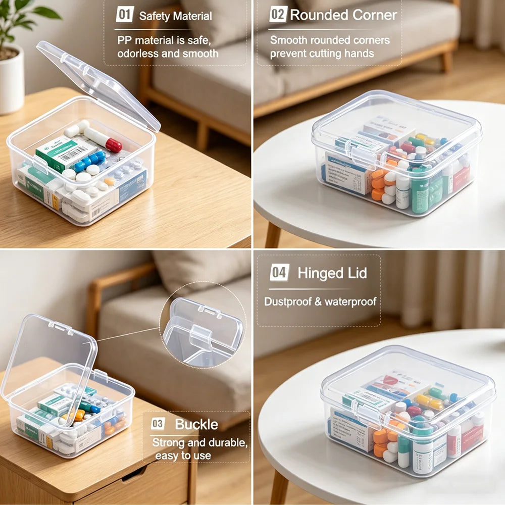 SWANS Multi-Grid Storage Box – Desktop Organizer for Jewelry & Crafts Multi-Grid Storage Box SWANS