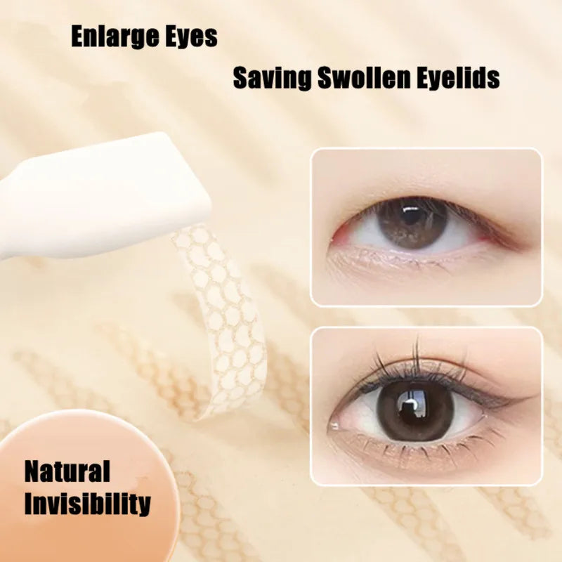 Invisible Double Eyelid Tape – Olive Fiber Lift Stickers Eyelid Lift Tape SWANS
