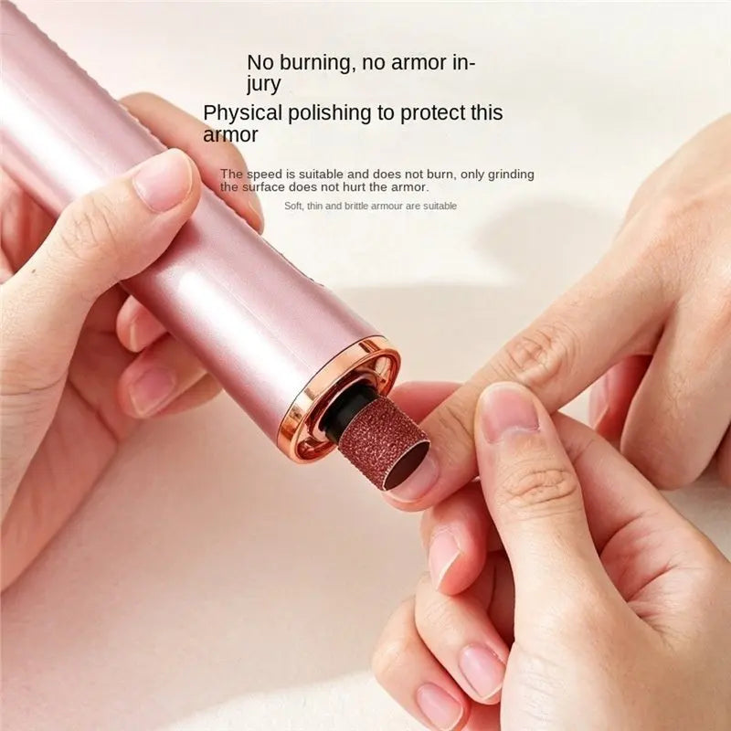 2-in-1 Portable Electric Nail Grinder & File | Home Manicure Electric Nail Grinder SWANS