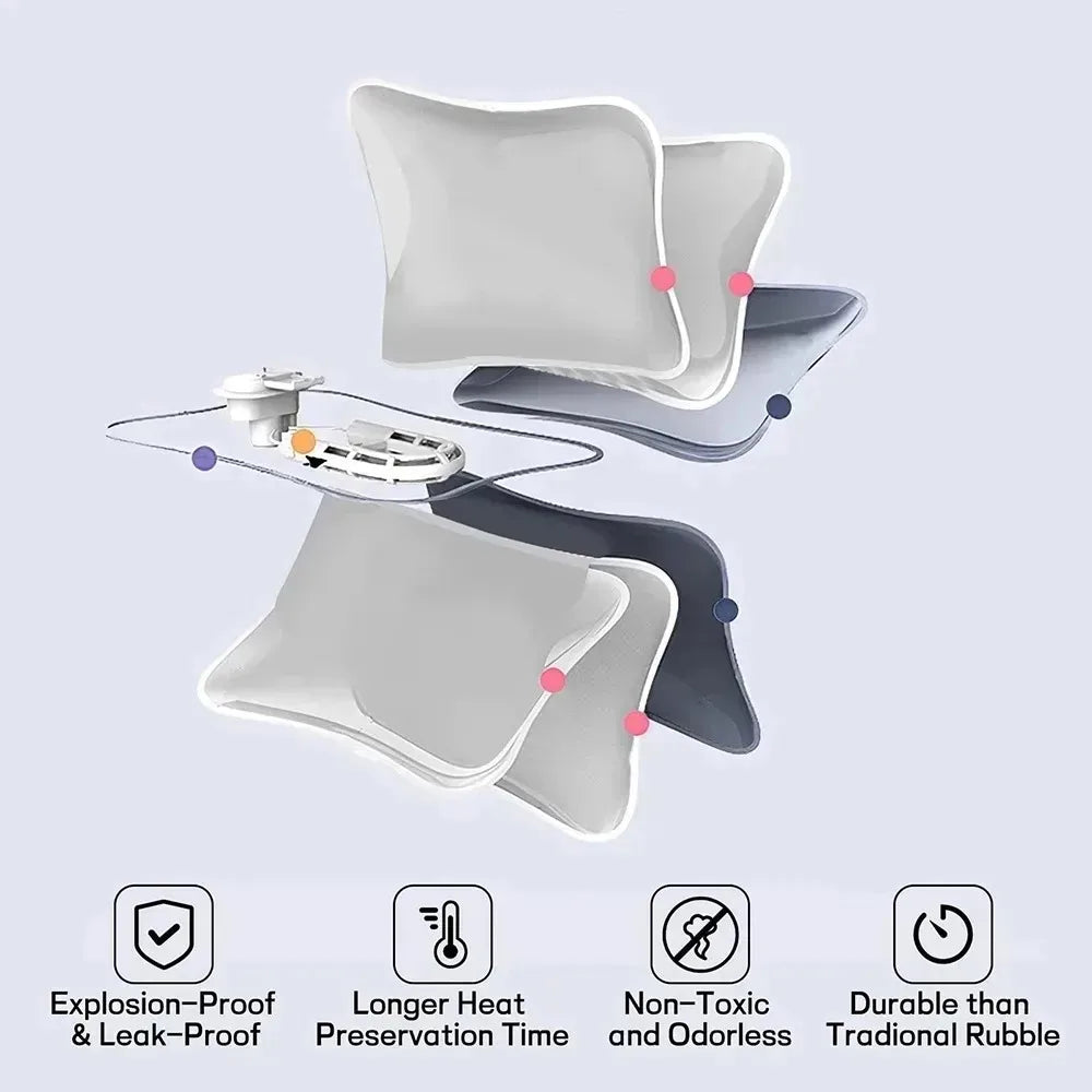 YTYIN Electric Hot Water Bag – Rechargeable Heating Pad & Warmer Electric Heating Pad SWANS