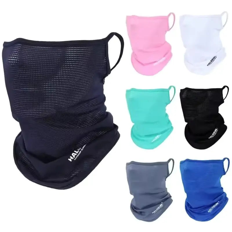 Ice Silk Balaclava Full Face Mask – UV Sun Protection Face Mask Balaclava SWANS