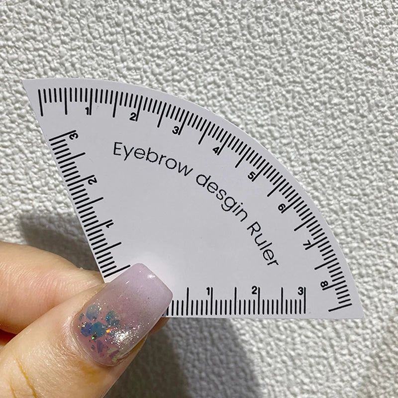 Eyebrow Mapping Ruler – Microblading Brow Shaping Stencil Eyebrow Stencil Tool SWANS 2PCS