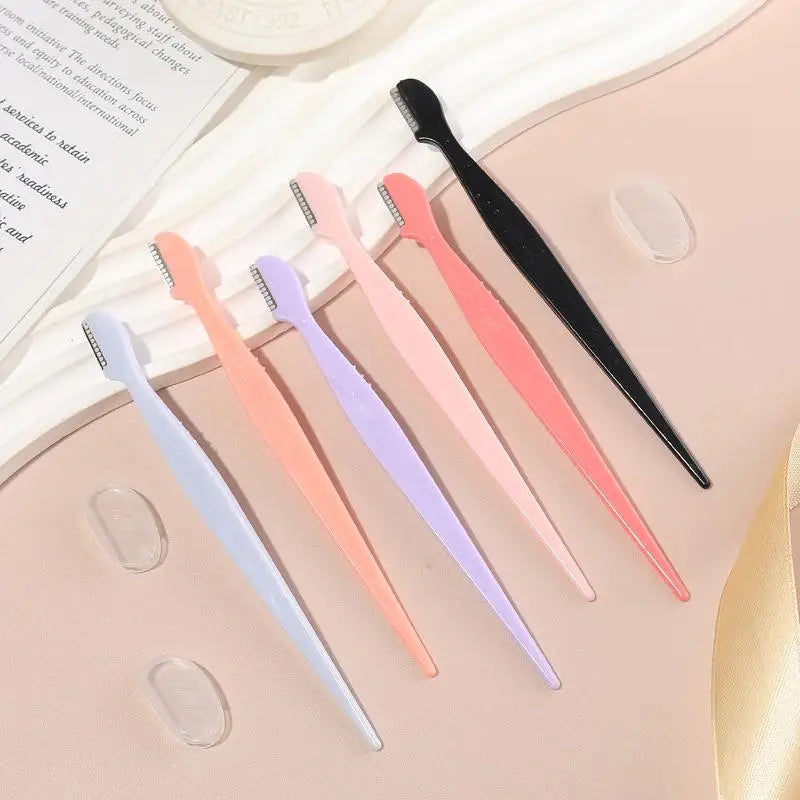 Stainless Steel Eyebrow Trimmer Set – Round Head 2/3/5 Pcs Eyebrow Trimmer Set SWANS