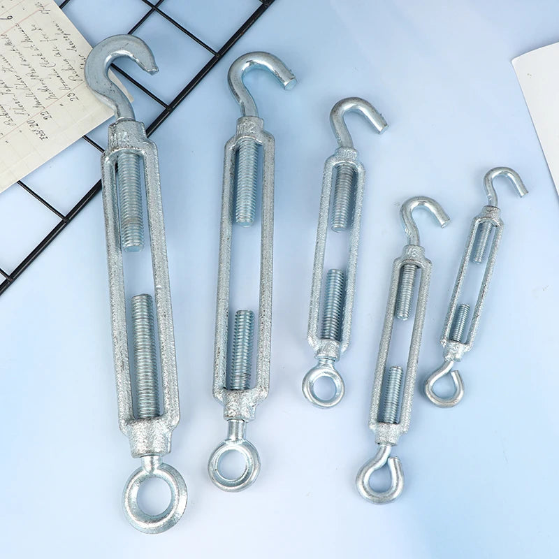 Stainless Steel Turnbuckle Wire Rope Tensioner M6–M14 OC OO CC Wire Rope Turnbuckle SWANS