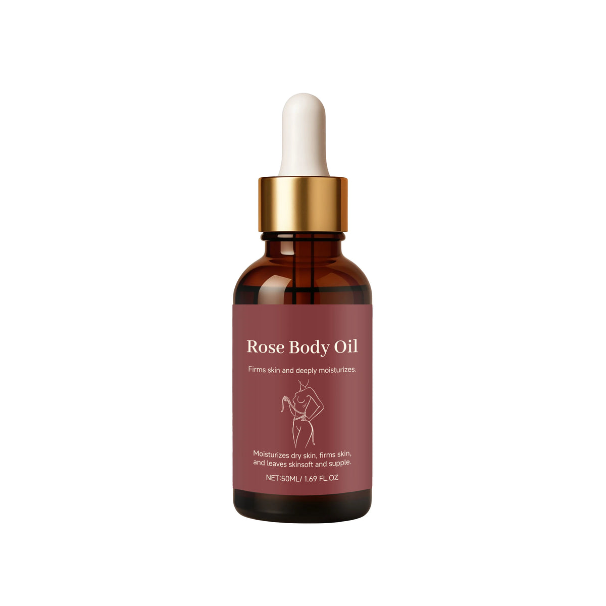 Rose Firming Body Oil – Moisturizing Skin Tightening 50ml Body Firming Oil SWANS 50ml