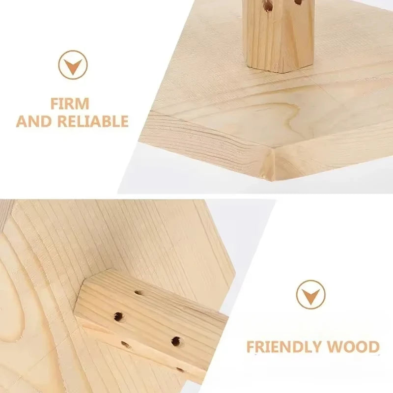 360° Rotating Bamboo Earring & Lollipop Display Stand Display Stand SWANS