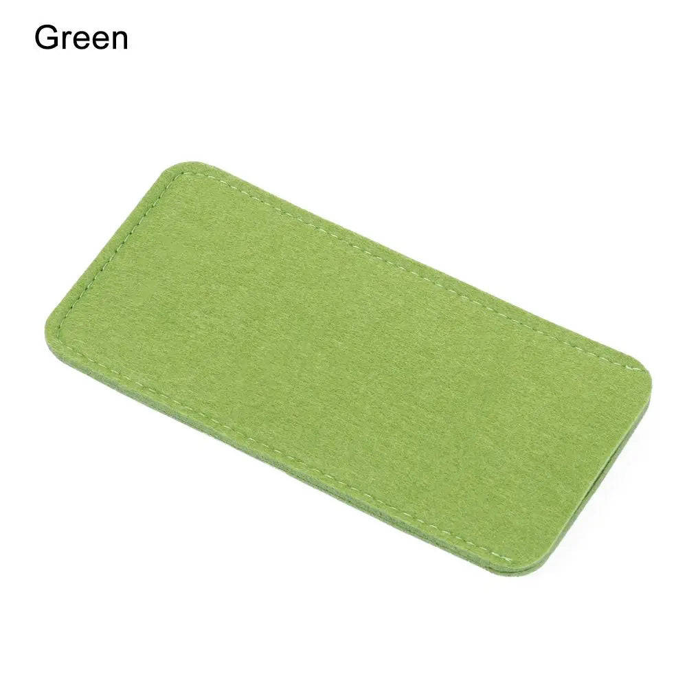 Soft Felt Glasses Case – Portable Eyewear Sleeve Pouch Eyewear Sleeve Case SWANS green