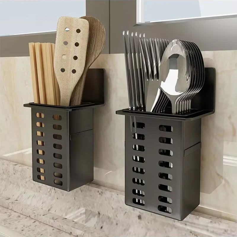 Wall Mounted Storage Box – Kitchen & Bathroom Organizer Wall Storage Organizer SWANS