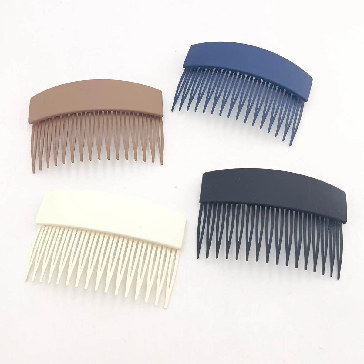 Women's Wide Hair Combs – Classic Back Head Comb Set 1/3/4/9 PCS Hair Comb Set SWANS 4 PCS MIX 02