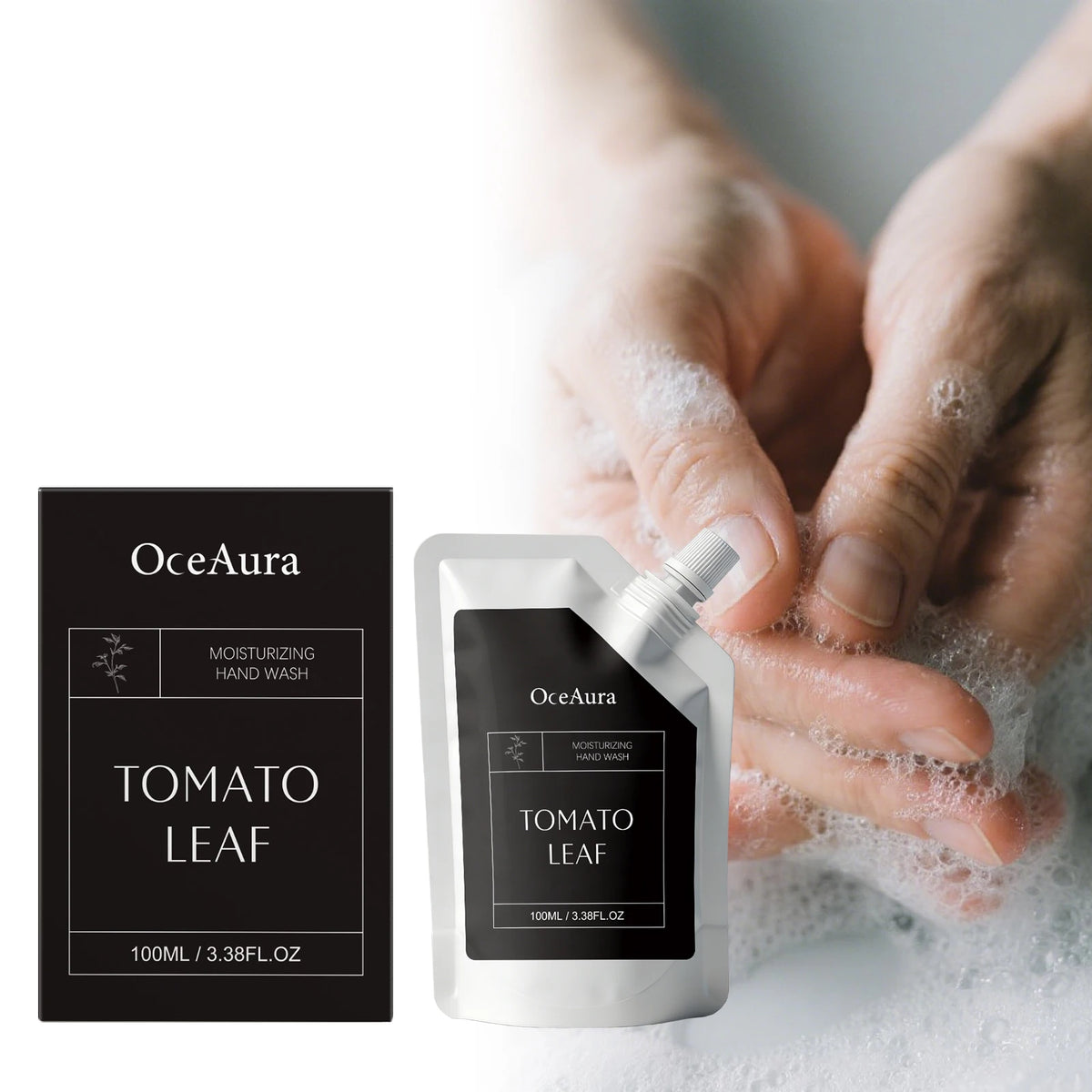 Tomato Leaf Moisturizing Hand Wash – Gentle 100ml Cleanser Liquid Hand Wash SWANS
