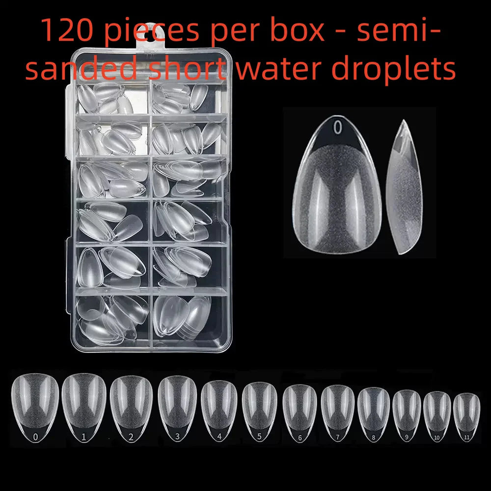 SWANS French Press-On Toenails – Short Square Full Cover Tips Press-On Toenails SWANS 120pcs Short