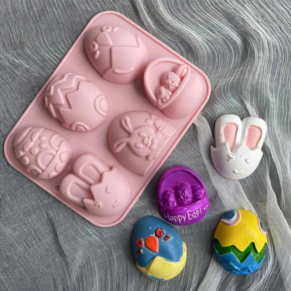 3-Pack Silicone Easter Bunny Molds – Chocolate, Candy & Cake Silicone Baking Mold SWANS