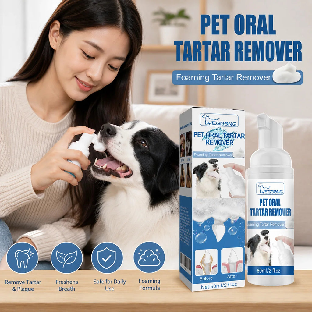 Pet Oral Foam Spray – Removes Tartar & Freshens Breath Pet Dental Foam SWANS Default Title