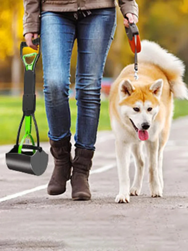 SWANS Portable Dog Poop Scooper – Spring-Action Pet Cleaner Dog Waste Scooper SWANS