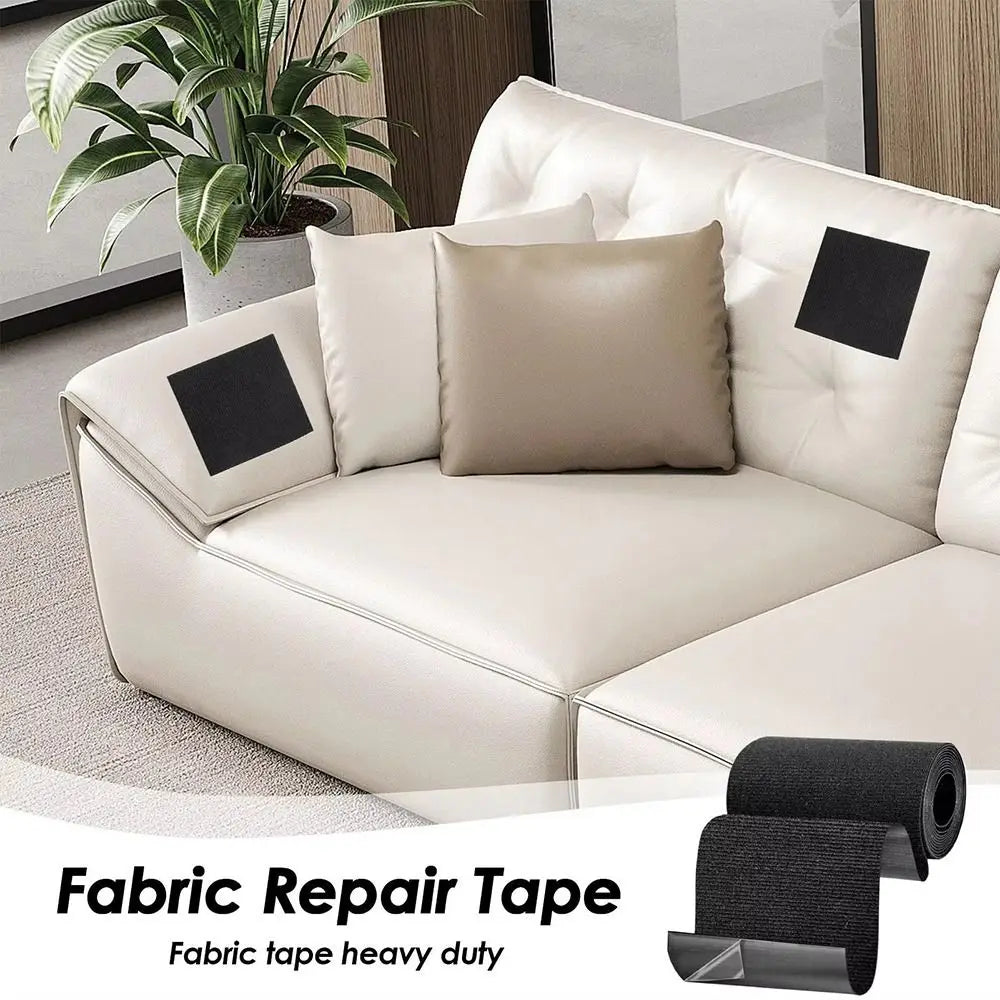 Heavy Duty Self-Adhesive Fabric Repair Tape – No Sew Black Fabric Repair Tape SWANS