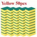 Multi-Function Dishwashing Sponge & Cleaning Cloth Set 8/50pc Kitchen Cleaning Set SWANS Yellow 50pcs