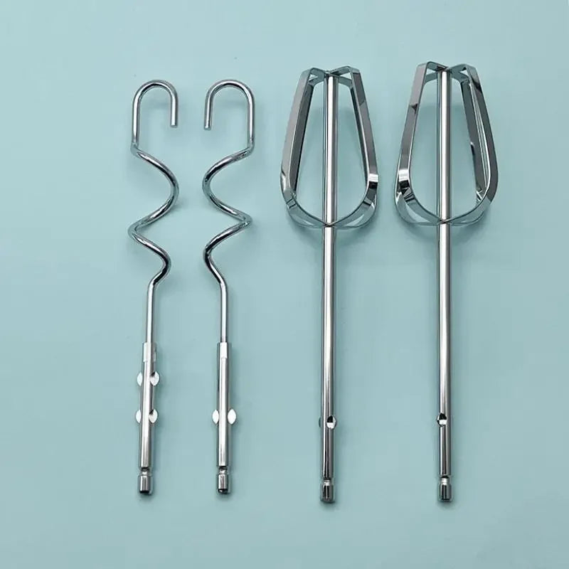 Stainless Steel Egg Beater Stirring Hook & Kneading Stick Set Mixer Attachment Set SWANS
