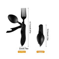SWANS 3-in-1 Folding Camping Cutlery Set – Spoon Fork Knife Folding Camping Cutlery SWANS one size