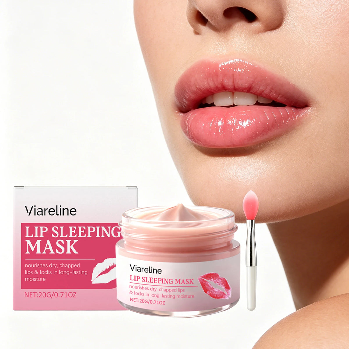 Viareline Overnight Lip Mask – Deep Hydration & Smoothing Overnight Lip Mask SWANS