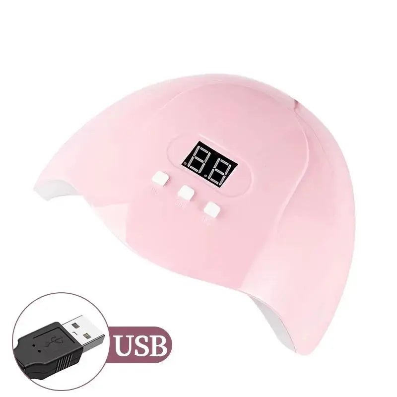 YOVIP 60W UV LED Gel Nail Lamp – Auto Sensor, 3 Timer Presets UV LED Nail Lamp SWANS