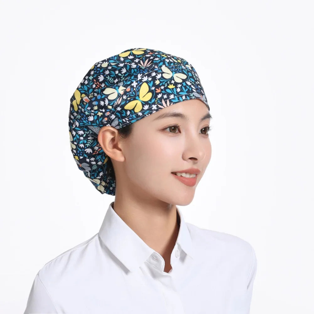 Adjustable Cotton Chef Hat – Breathable Dustproof Cooking Cap Chef Hat SWANS