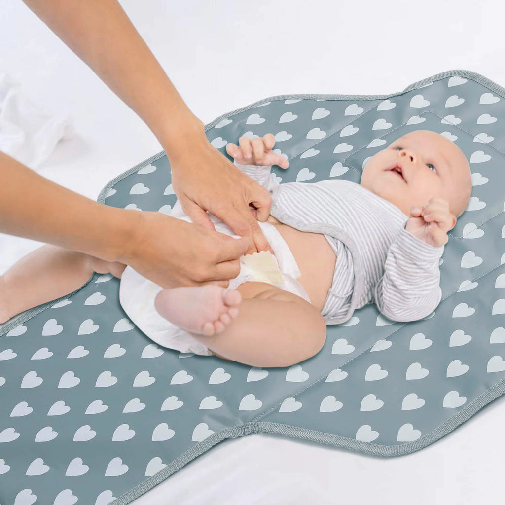 Waterproof Foldable Baby Changing Mat – Portable Diaper Pad Baby Changing Mat SWANS
