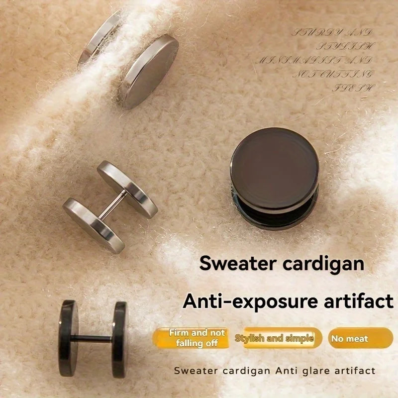 No-Sew Spiral Buttons for Sweaters & Cardigans – 2/6 Pack Knitwear Buttons SWANS