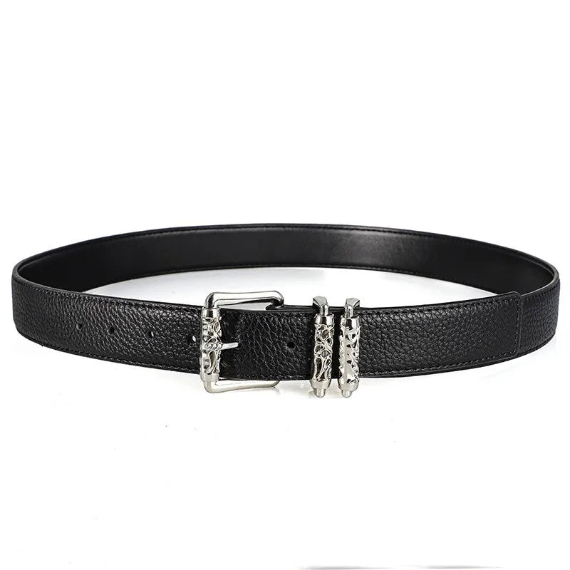 Hollowed Vine Buckle Belt – Unisex PU Fashion Jeans Belt Fashion Belt SWANS