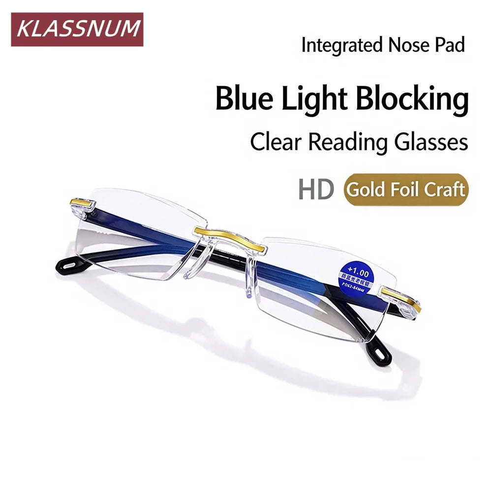 KLASSNUM Bifocal Reading Glasses – Anti-Blue Light & Anti-Glare Bifocal Reading Glasses SWANS