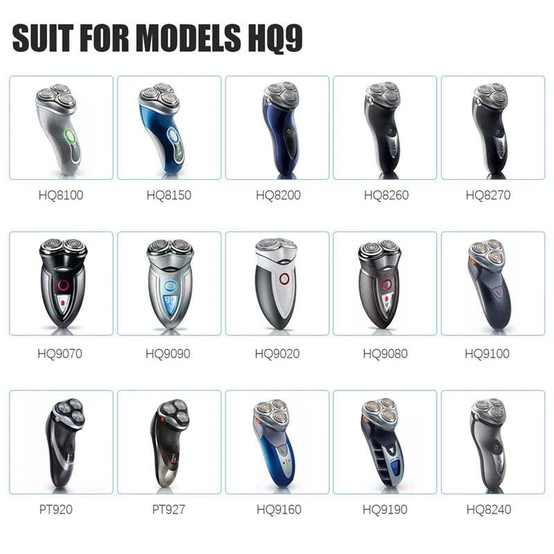 HQ9 Replacement Shaver Heads for Norelco – 6-Pack Blades Shaver Replacement Heads SWANS