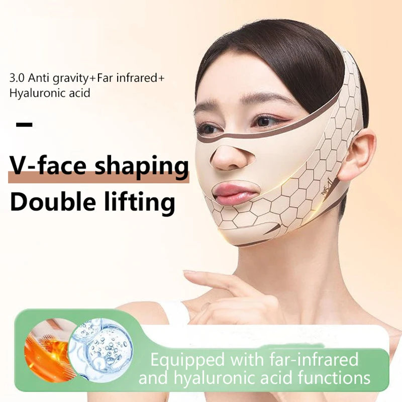 V-Line Face Lifting Bandage – Chin & Cheek Contouring Strap Face Contouring Strap SWANS
