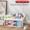 SWANS Multi-Drawer Home Medicine Storage Cabinet Organizer Medicine Storage Cabinet SWANS 2 layers and 1grid
