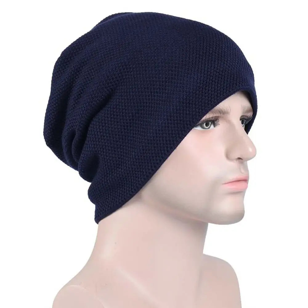 Fleece Lined Winter Beanie Hat – Unisex Warm Knitted Cap Winter Beanie Hat SWANS
