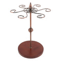 Rotating Wood Medal Display Stand – 360° Tabletop Rack Medal Display Stand SWANS Default Title