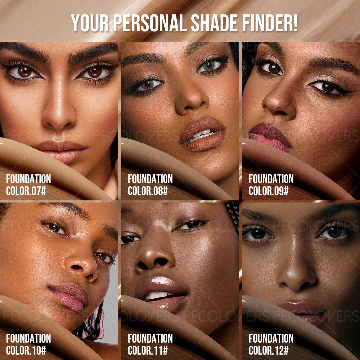 Full Coverage Foundation & Concealer Set – Waterproof & Long Lasting Foundation & Concealer Set SWANS
