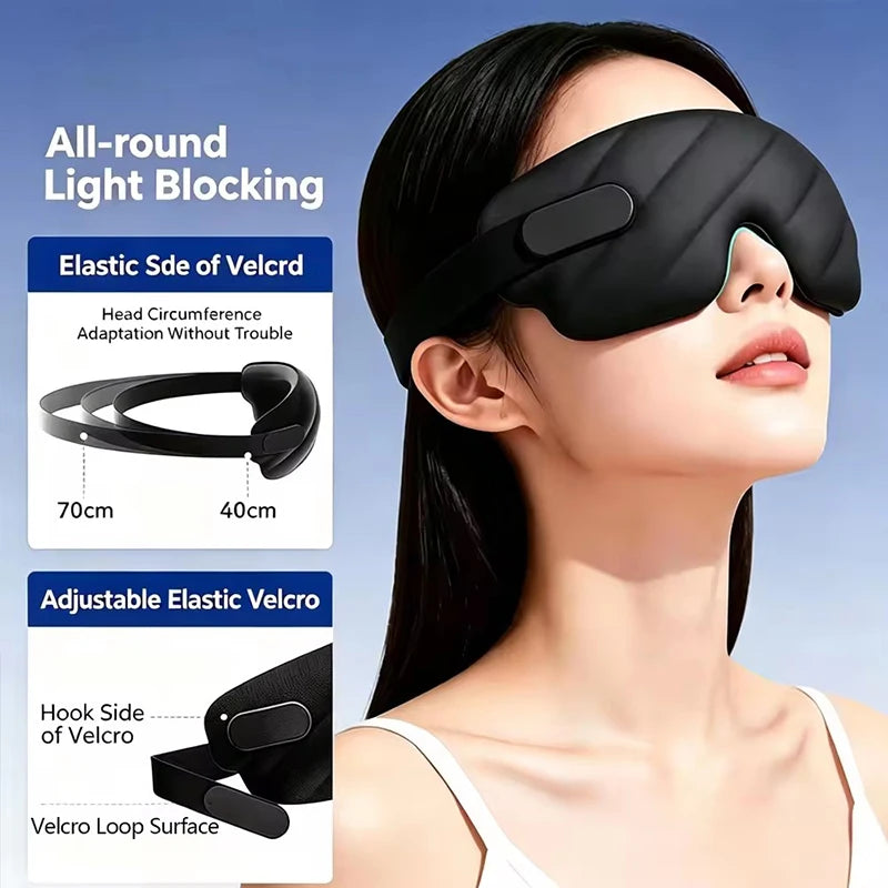 SWANS 3-Pack Contoured Sleep Eye Mask – Light Blocking Sleep Eye Mask SWANS