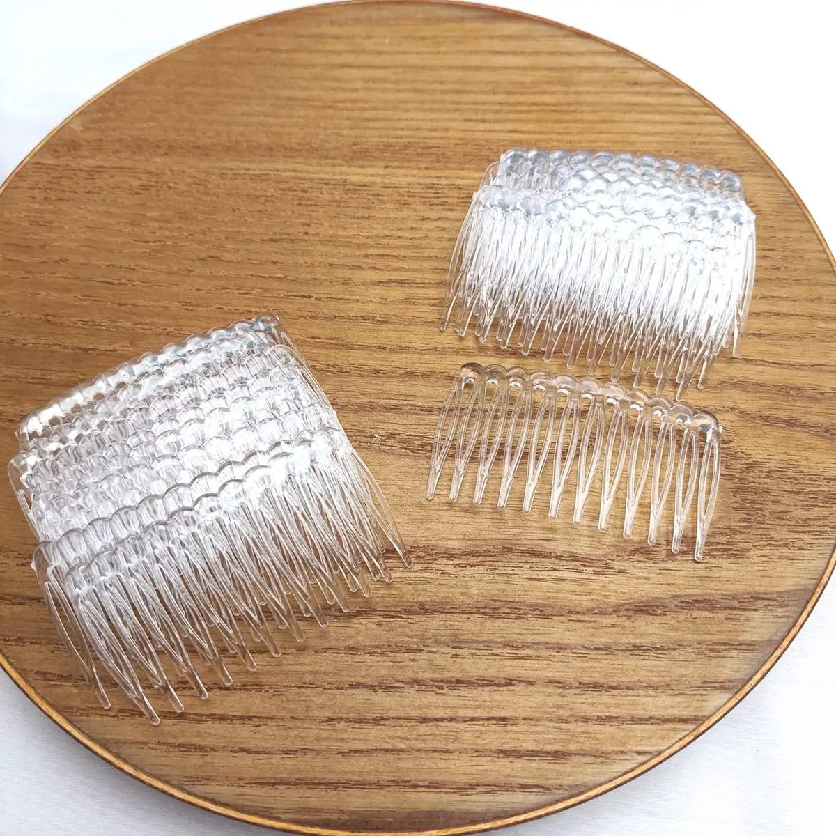 Vintage French Hair Combs 5/20 Pack – 12 Teeth Plastic Hairpins Decorative Hair Combs SWANS 20 PCS TM