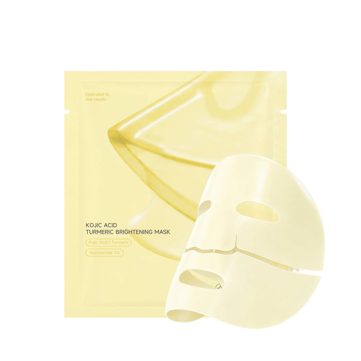 Turmeric Brightening Face Mask – Hydrating & Firming Sheet Brightening Face Mask SWANS 1pcs