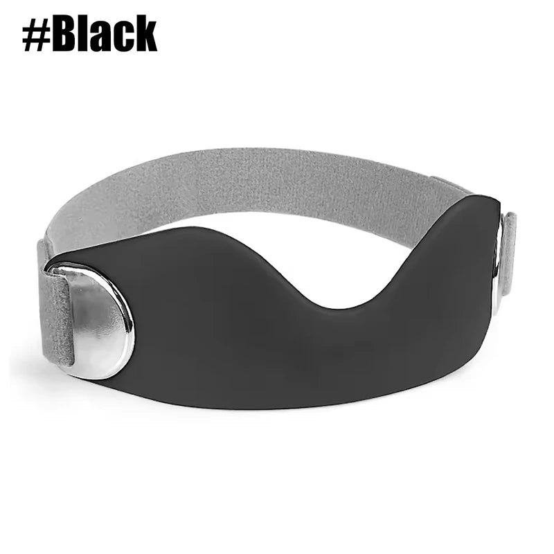 SWANS Patella Knee Strap – Silicone Support for Sports Patella Knee Strap SWANS Black 1PC